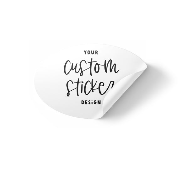 Oval Vinyl Stickers